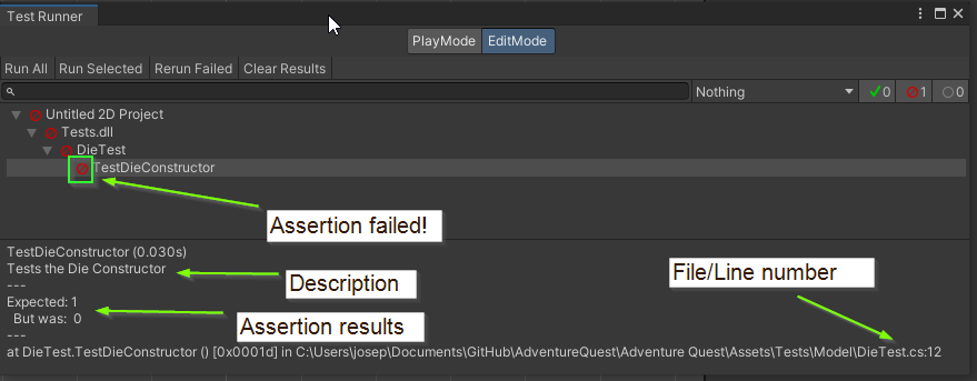 Assertion Failed
