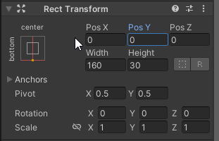 Set PosXY