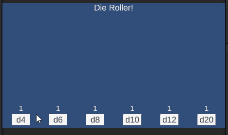 Finished Die Roller