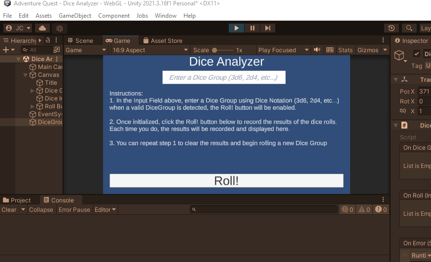 Input Change 2