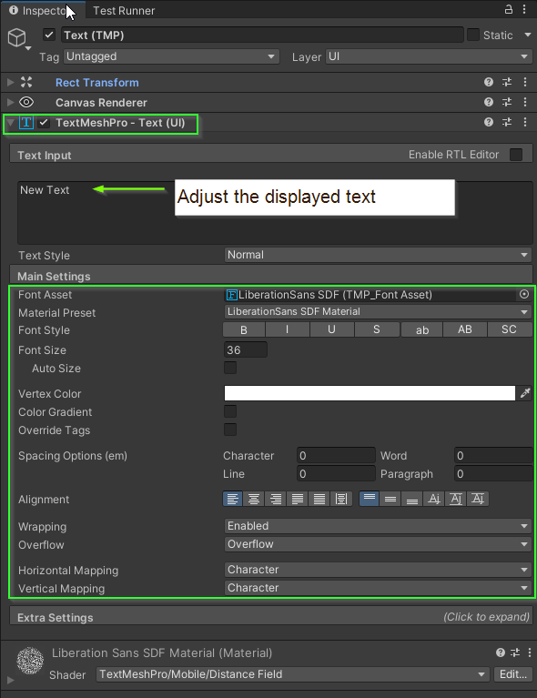 Adjust Text